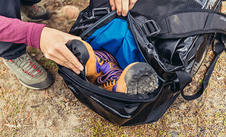 Expandable Dirty Gear compartment