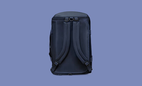 Convertible into backpack