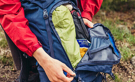 Cremallera en forma de U para un acceso fácil