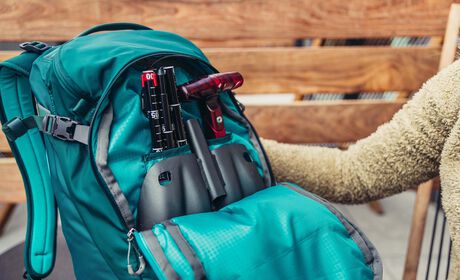 Bolsillo frontal de seguridad para avalanchas