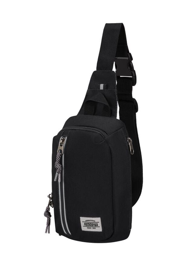 American Tourister Brightup Sling Bag Zip  Negro