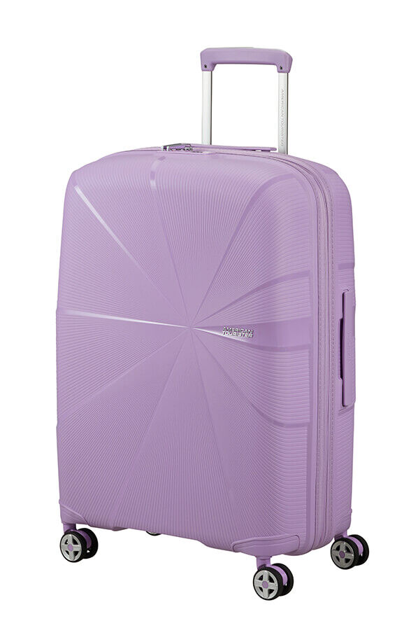 American Tourister Starvibe Spinner Expandable TSA 67cm Digital Lavender American Tourister Starvibe Spinner Expandable TSA 67cm Digital Lavender