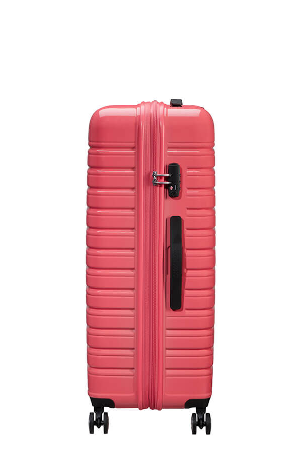 Flashline Pop Large Check-in | American Tourister Flashline Pop Spinner Exp TSA 78cm  Coral Pink