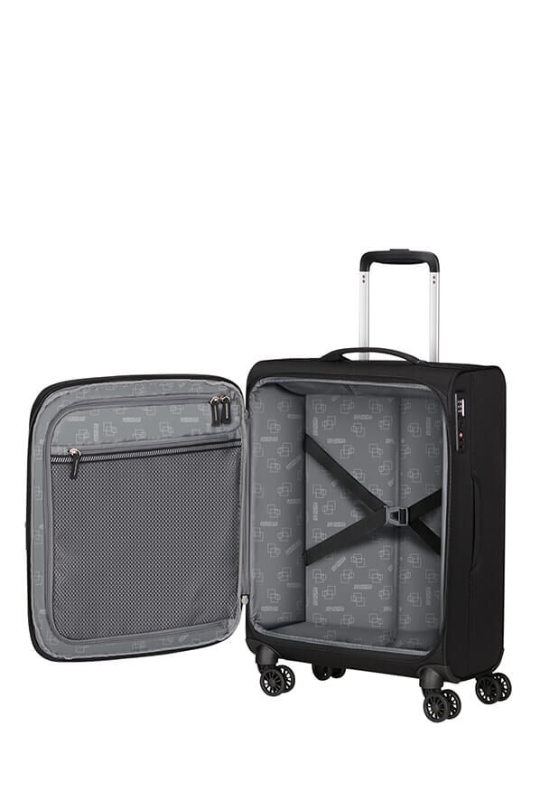 American Tourister Aerospin Spinner Expandable S  Negro