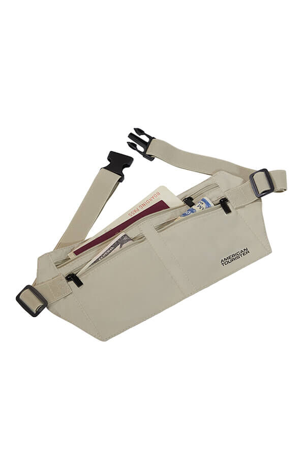 Money Belt Cintur&oacute;n porta dinero con RFID | American Tourister American Tourist. Ta RFID Money Belt Bag  Sand