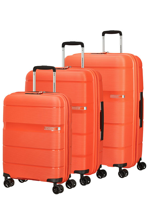 American Tourister Linex 3 Pc Set A Tigerlily Orange American Tourister Linex 3 Pc Set A Tigerlily Orange