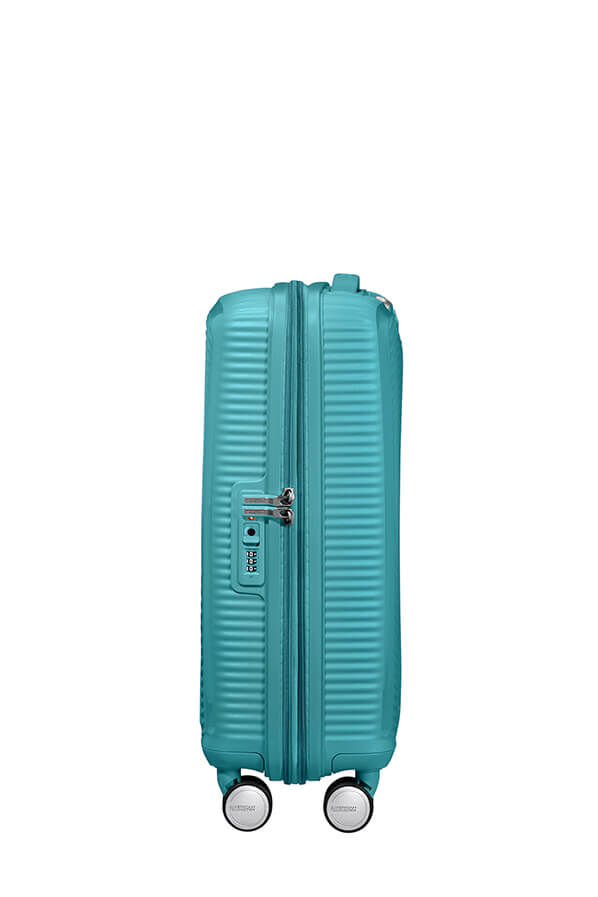 American Tourister Soundbox Spinner Expandable 55cm  Turquoise Tonic