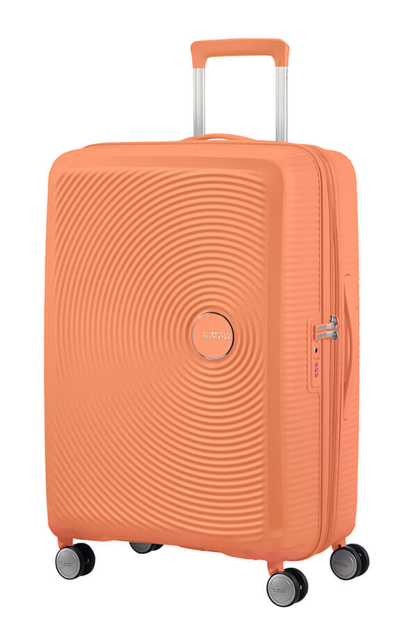 SoundBox Equipaje mediano | American Tourister Soundbox Spinner TSA Expandable 67cm  Cantaloupe