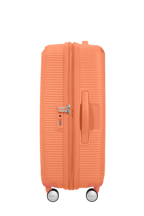 SoundBox Equipaje mediano | American Tourister Soundbox Spinner TSA Expandable 67cm  Cantaloupe
