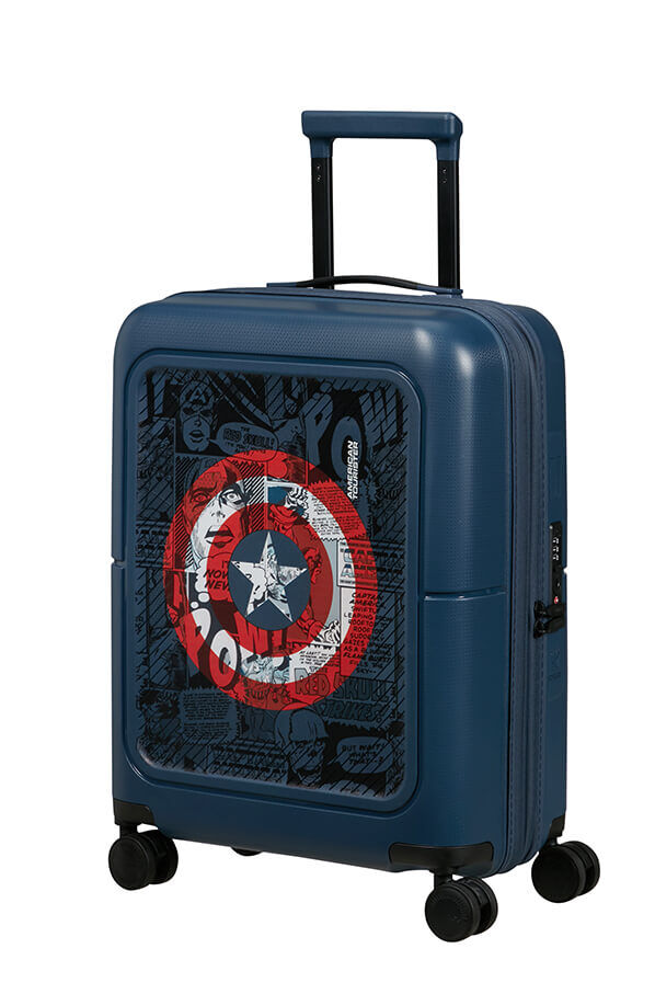 American Tourister Dashpop Disney Spinner Expandable TSA Marvel 55cm  Capt America Shield American Tourister Dashpop Disney Spinner Expandable TSA Marvel 55cm  Capt America Shield