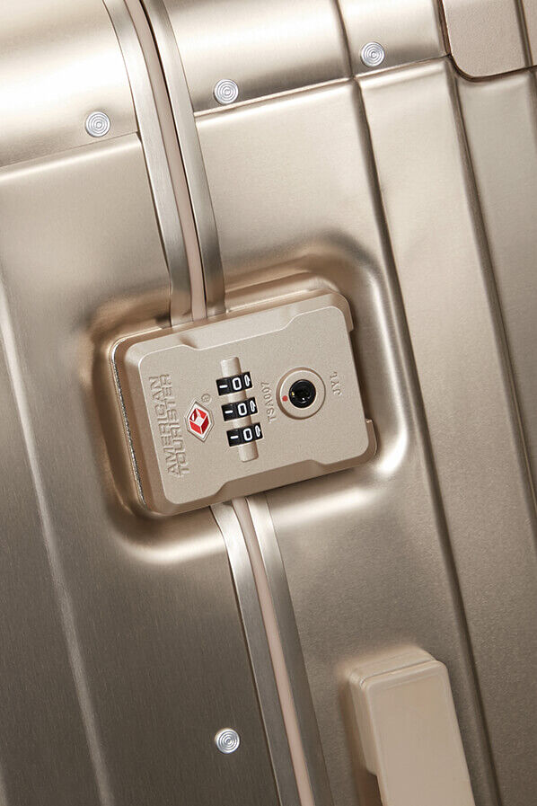American Tourister Soundbox Alu Spinner TSA 55cm  Bronce