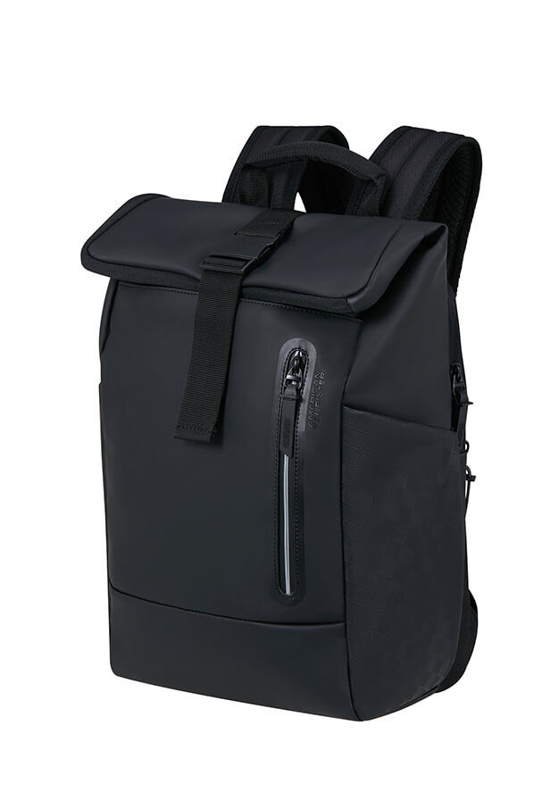 Urban Tide Backpack 14'' rolltop 14" | American Tourister Urban Tide Rolltop Laptop Backpack 14'  Black