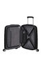 American Tourister Starvibe Spinner Expandable TSA 55cm Black American Tourister Starvibe Spinner Expandable TSA 55cm Black