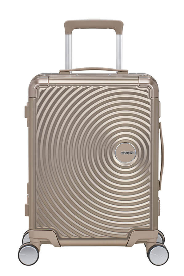 American Tourister Soundbox Alu Spinner TSA 55cm  Bronce