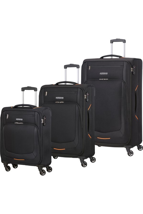 American Tourister Summer Session 3 Pc Set A Black/Red American Tourister Summer Session 3 Pc Set A Black/Red