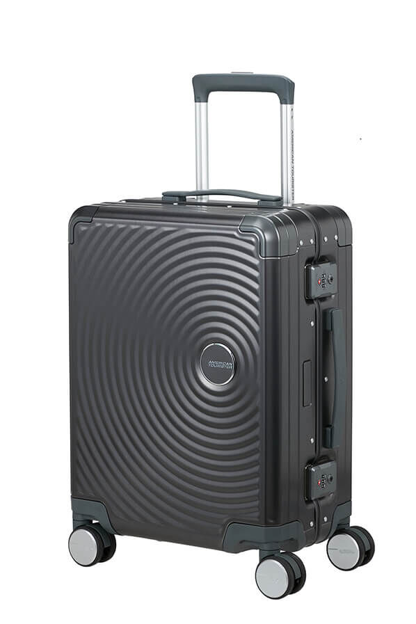 American Tourister Soundbox Alu Spinner TSA 55cm  Brushed Anthracite American Tourister Soundbox Alu Spinner TSA 55cm  Brushed Anthracite