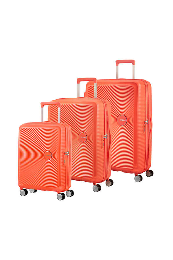 American Tourister Soundbox 3 PC Set A Spicy Peach American Tourister Soundbox 3 PC Set A Spicy Peach