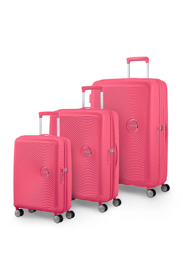 American Tourister Soundbox 3 PC Set A Hot Pink American Tourister Soundbox 3 PC Set A Hot Pink