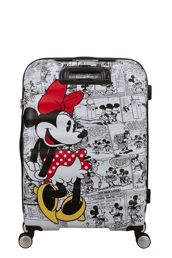 American Tourister Disney Wavebreaker Spinner TSA Disney Fl 67cm  Minnie Comics White