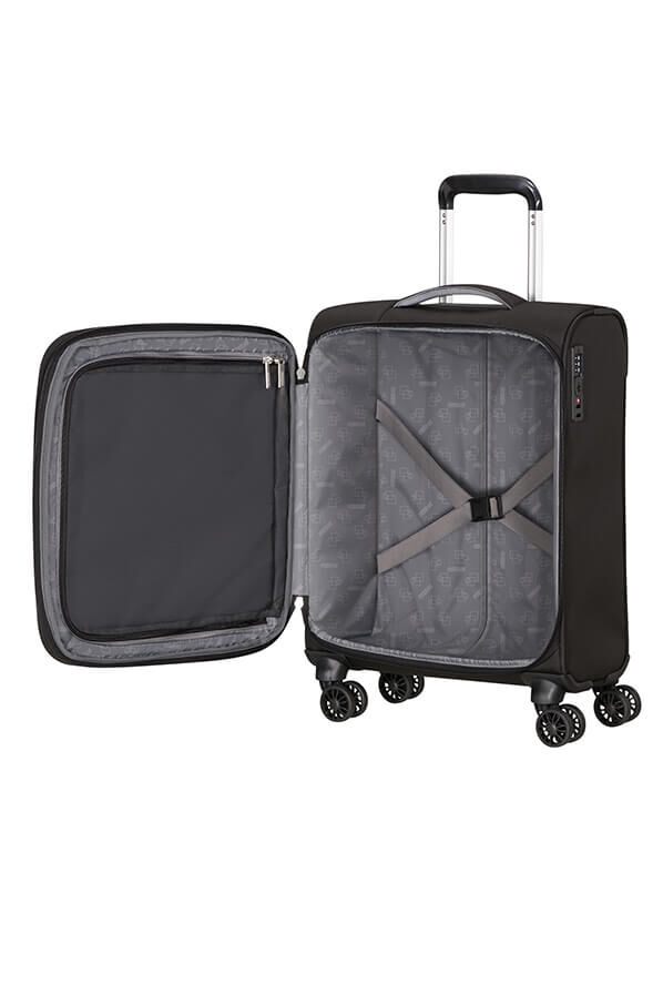 American Tourister Cloudrider Spinner EXP TSA S  Jet Black