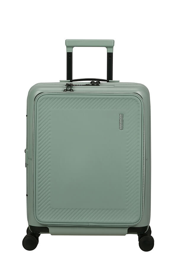 American Tourister DashPop Spinner Expandable Frontloader 55cm  Iceberg Green