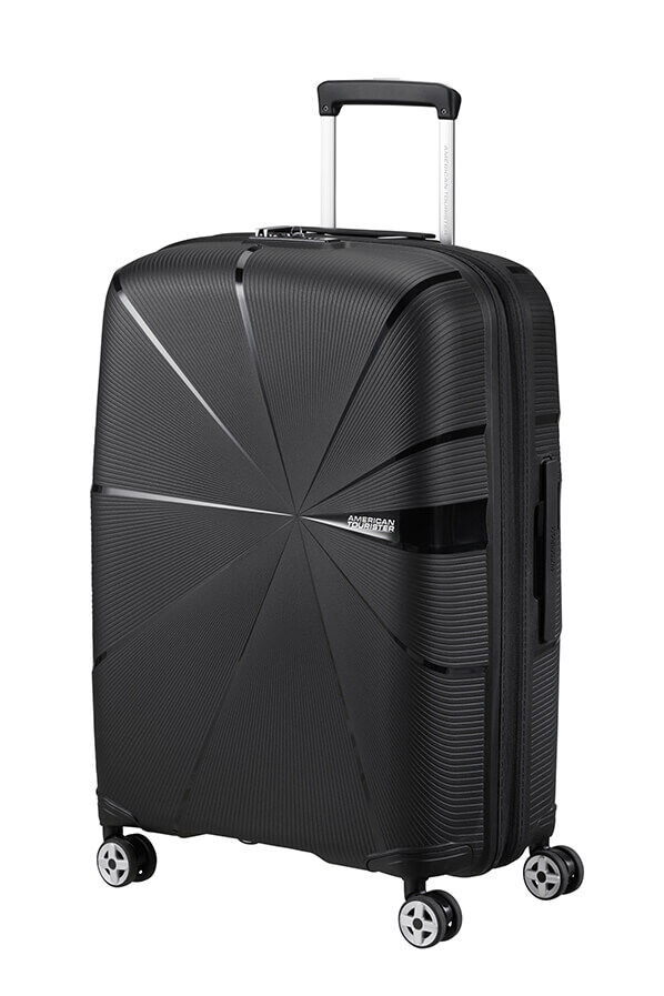 American Tourister Starvibe Spinner Expandable TSA 67cm Negro American Tourister Starvibe Spinner Expandable TSA 67cm Negro