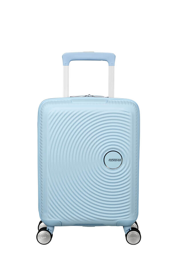 American Tourister Soundbox Mini Spinner 47cm  Pastel Blue American Tourister Soundbox Mini Spinner 47cm  Pastel Blue
