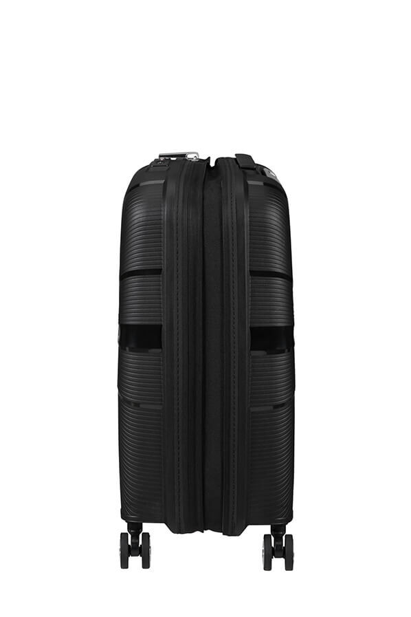 American Tourister Starvibe Spinner Expandable TSA 55cm Black American Tourister Starvibe Spinner Expandable TSA 55cm Black