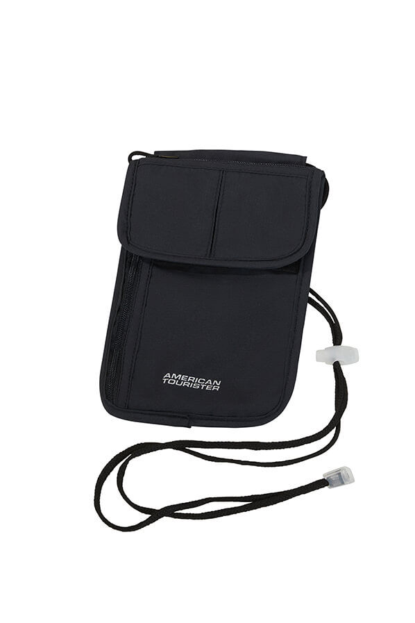 Neck Pouch RFID Neck Pouch | American Tourister American Tourist. Ta RFID Security Neck Pouch  Black