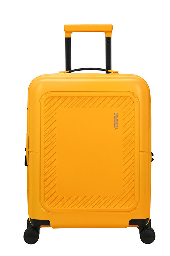 American Tourister DashPop Spinner Expandable TSA 55cm Golden Yellow