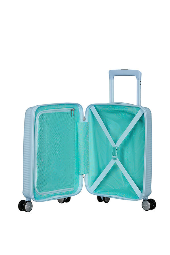 American Tourister Soundbox Mini Spinner 47cm  Pastel Blue American Tourister Soundbox Mini Spinner 47cm  Pastel Blue