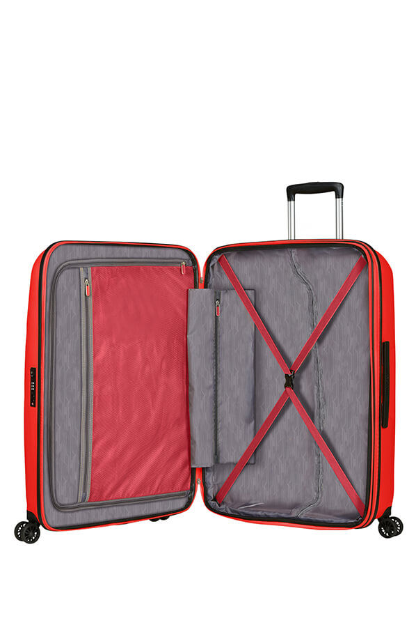 American Tourister Bon Air Dlx Spinner TSA Expandable 75cm  Magma Red
