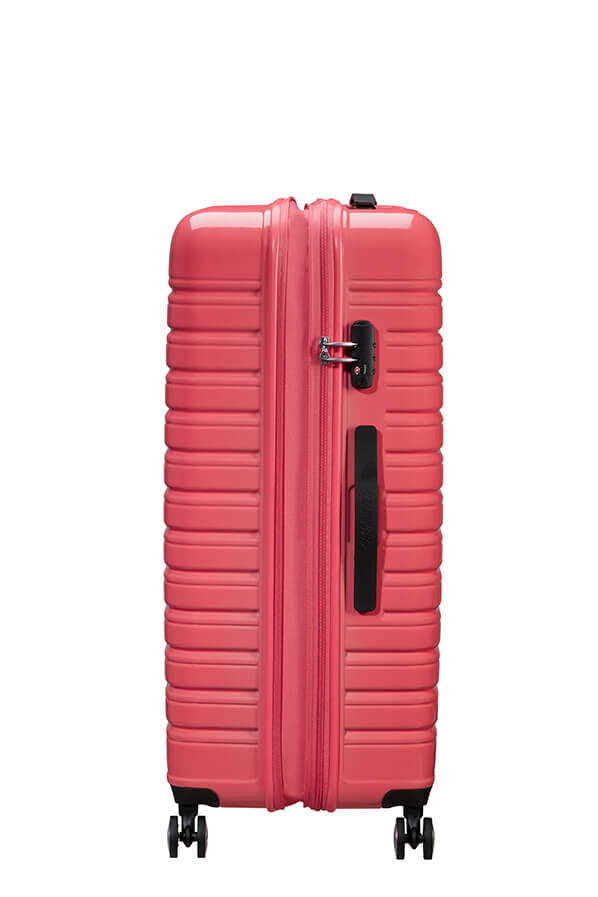 Flashline Pop Large Check-in | American Tourister Flashline Pop Spinner Exp TSA 78cm  Coral Pink