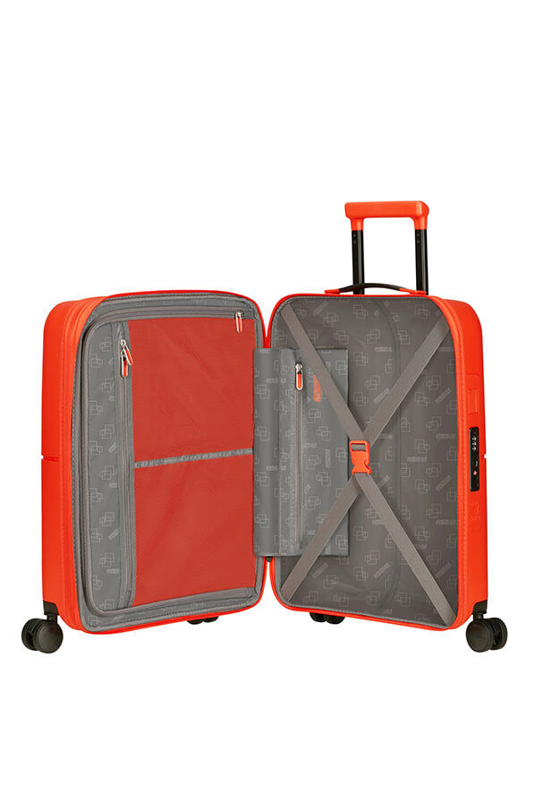 American Tourister DashPop Spinner Expandable TSA 55cm  Tangerine Red