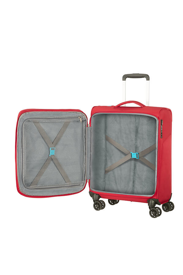 American Tourister Summerfunk Spinner Exp TSA 55cm  Rojo