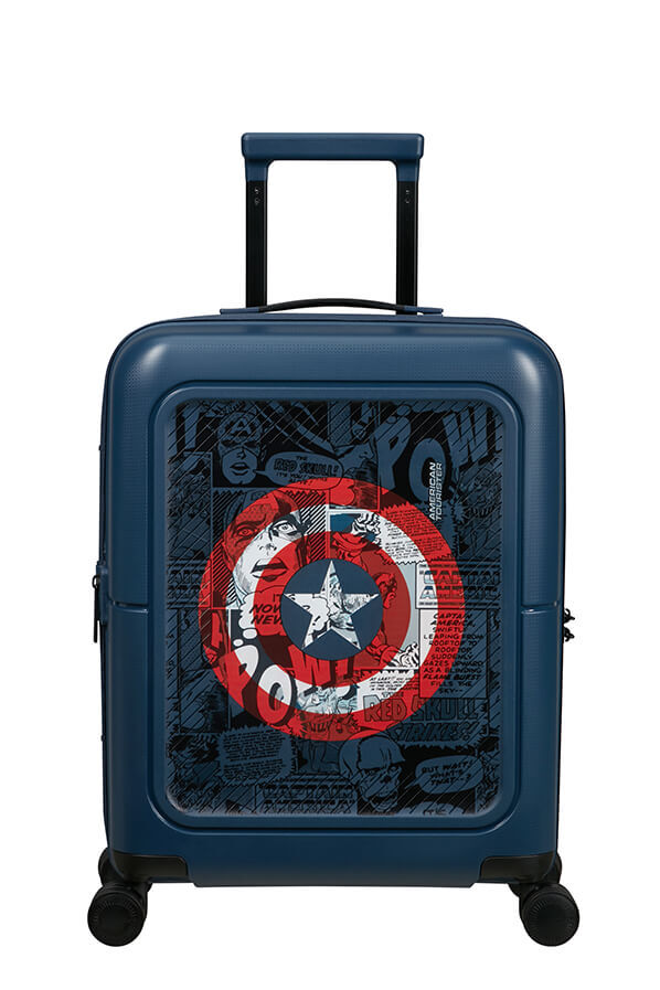 American Tourister Dashpop Disney Spinner Expandable TSA Marvel 55cm  Capt America Shield