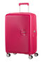 SoundBox Equipaje mediano | American Tourister Soundbox Spinner expansible 67cm Lightning Pink