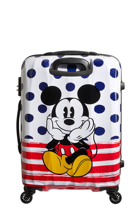 American Tourister Disney Legends Spinner 65cm  Mickey Blue Dots