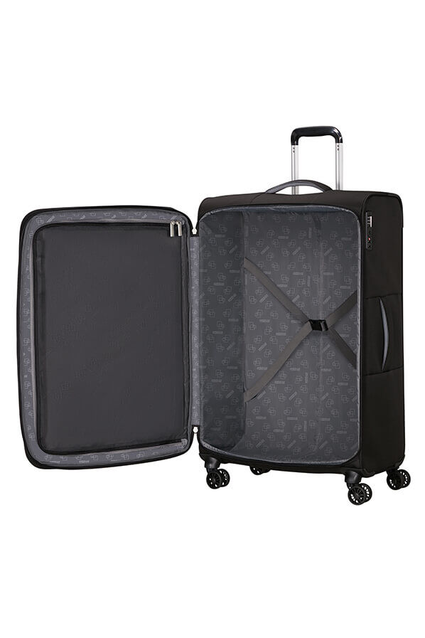 American Tourister Cloudrider Spinner EXP TSA L  Jet Black