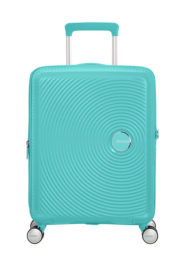 American Tourister Soundbox Spinner TSA Expandable 55cm  Poolside Blue