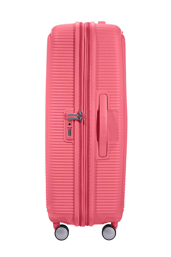 American Tourister Soundbox Spinner Expandable 77cm  Sun Kissed Coral