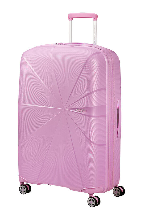 American Tourister StarVibe Spinner Expandable TSA 77cm  Metallic Pastel Lavender American Tourister StarVibe Spinner Expandable TSA 77cm  Metallic Pastel Lavender