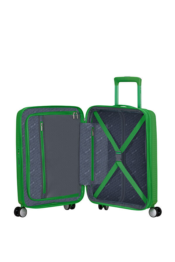 American Tourister SoundBox Spinner Expandable 55cm  Grass Green American Tourister SoundBox Spinner Expandable 55cm  Grass Green