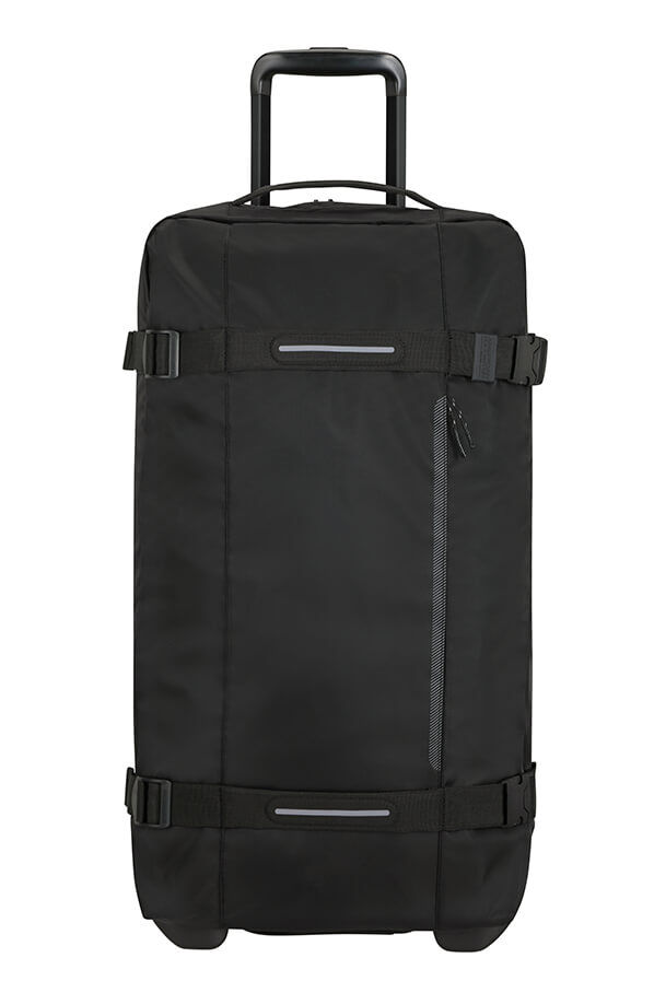 American Tourister Urban Track Duffle with Wheels M  Asphalt Black American Tourister Urban Track Duffle with Wheels M  Asphalt Black