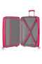 SoundBox Equipaje mediano | American Tourister Soundbox Spinner expansible 67cm Lightning Pink