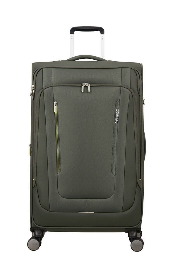 American Tourister Wanderlite Spinner EXP TSA L  Dark Khaki