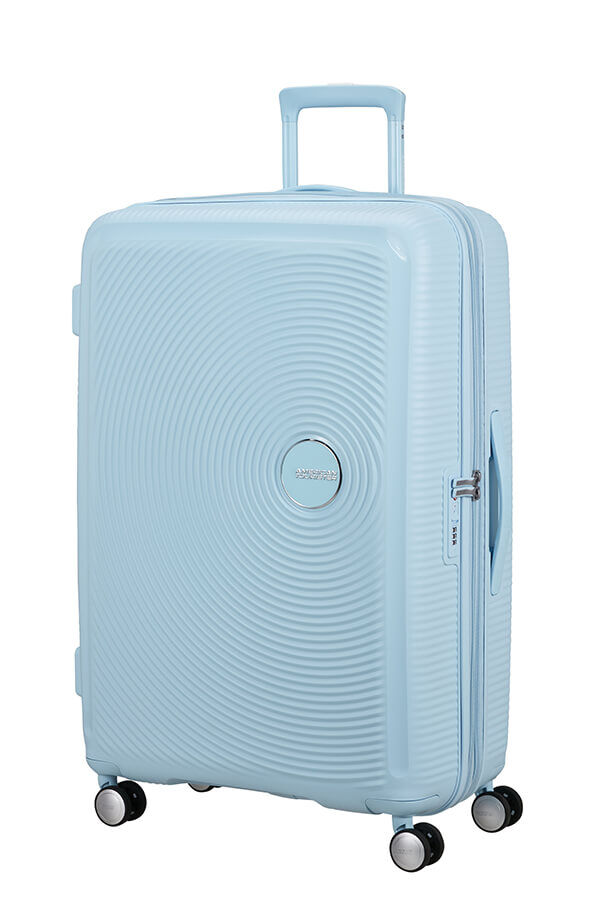 American Tourister SoundBox Spinner TSA Expandable 77cm  Pastel Blue American Tourister SoundBox Spinner TSA Expandable 77cm  Pastel Blue
