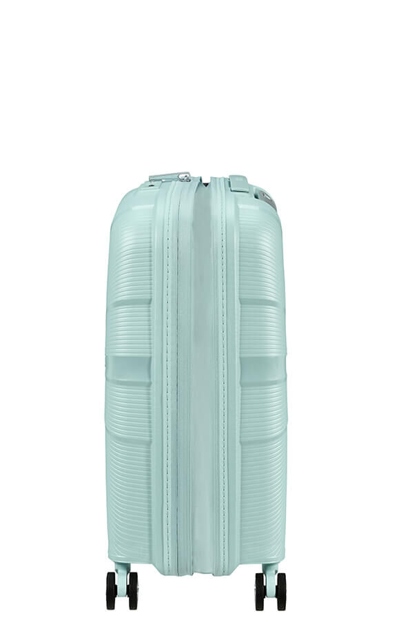 American Tourister StarVibe Spinner Expandable TSA 55cm  Metallic Surf Blue