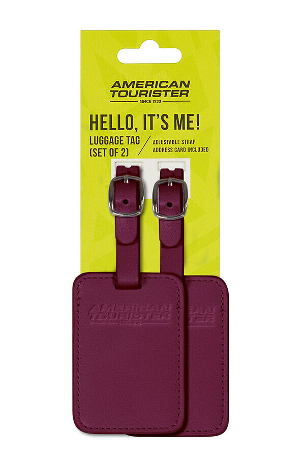 Luggage Tags Etiqueta de equipaje &ndash; Juego de 2 piezas