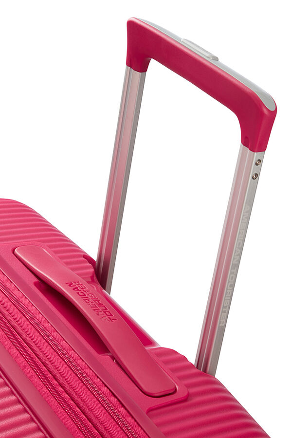 SoundBox Equipaje mediano | American Tourister Soundbox Spinner expansible 67cm Lightning Pink